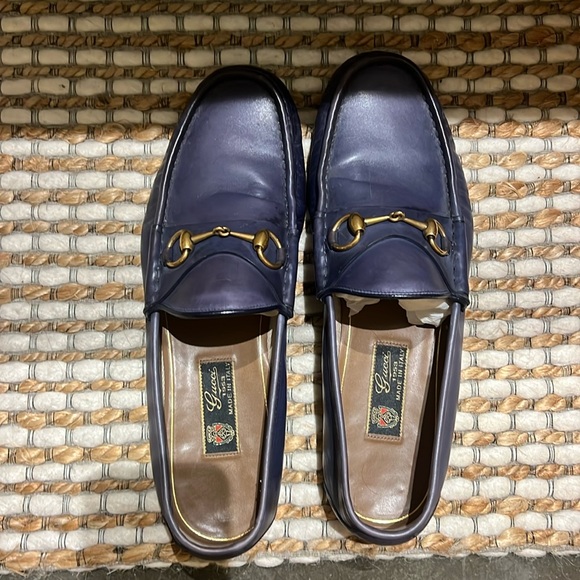 Gucci Other - Men’s size 10 blue Gucci loafers! Great condition my dad doesn’t want anymore!